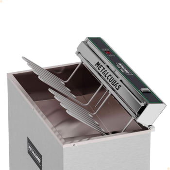 Fritador Industrial Metalcubas FOE30 P Zona Fria de Óleo Elétrico 220V 30 Litros 10000W