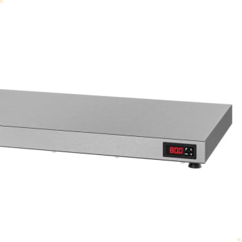 Mesa Quente Pista Aquecida Aço Inox Metalcubas Temperatura Regulável 120x45cm PAM 1300 127V