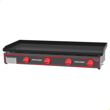 Chapa Bifeteira A Gás 120 cm Metalcubas Compact CBG 1200C Chapa Bifeteira A Gás 120 cm Metalcubas Compact CBG 1200C