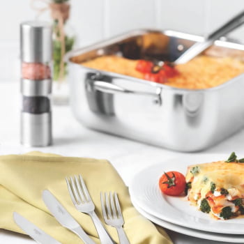 Moedor Tramontina de Sal e Pimenta Realce Duplo em Aço Inox 61655000