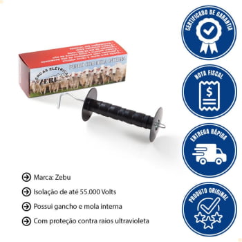 Punho Zebu com Mola Interna com Gancho para Porteira 604