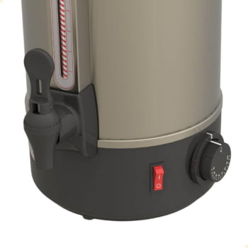 Cafeteira Elétrica Progás PRC-08 Em Aço Inox 8 Litros Automática 127V 