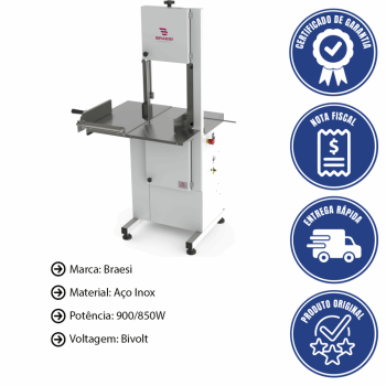 Serra Fita Braesi Profissional BSFPI-282 Em Aço Inox Bivolt B14207