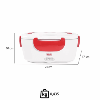Marmita Elétrica Malta Para Carros 12V 1L Branco 3100707