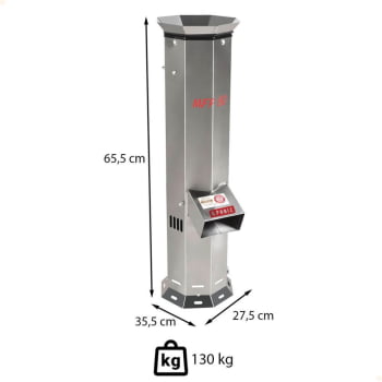 Moinho de Farinha de Pão G.Paniz MFP-80 em Inox 80 Kg Bivolt Monofásico