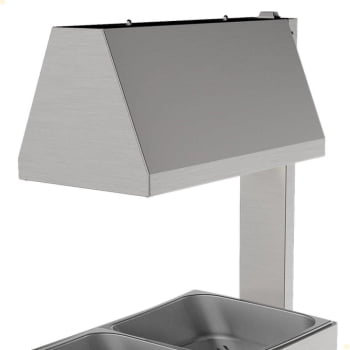Conservador De Fritura Elétrico Metalcubas 2 cubas Em Inox MCF02CP 220V