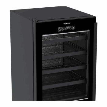 Conjunto Venax Cervejeira e Adega Touch Top Light-In 100 Litros preto fosco 220V