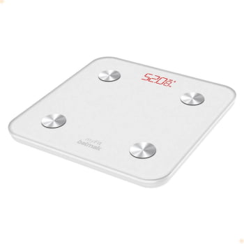 Balança Inteligente De Análise Corporal Balmak MyFit Digital Com App Bluetooth 180Kg 4 Sensores