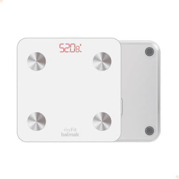 Balança Inteligente De Análise Corporal Balmak MyFit Digital Com App Bluetooth 180Kg 4 Sensores