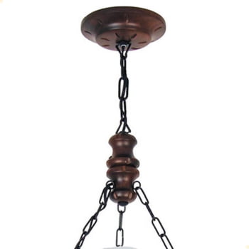 Lustre Muller Rustico 1 Lâmpada Envelhecido 801E