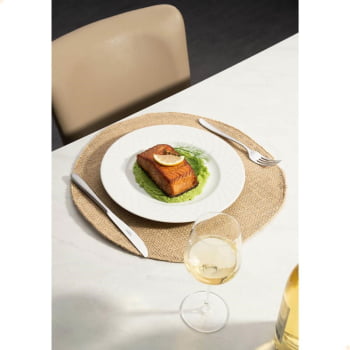 Faqueiro Tramontina Cannes em Aço Inox Facas de Mesa Forjadas Estojo de Madeira 76 Peças 66979300