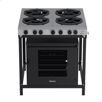 Fogão Industrial Venax Gás 4 Bocas Mesa em Inox FFI 430-2 GOURMET 16418