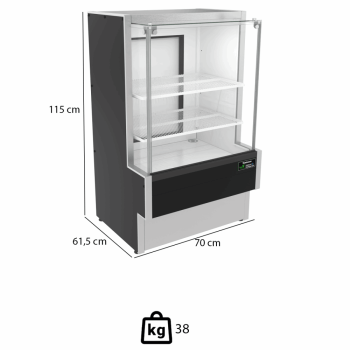 Balcão Vitrine Eco-Lite Venâncio Standard Seca 242 L 220V VBVEC7 50896