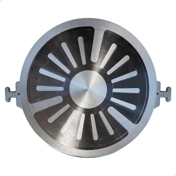 Panela Misturadora Elétrico De Indução Saro 10L Em Aço Inox Bivolt PA10PI