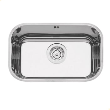 Cuba Tramontina Lavínia 47 BL Prime Aço Inox Alto Brilho 47x30cm com Válvula Escape e Sifão 94022203