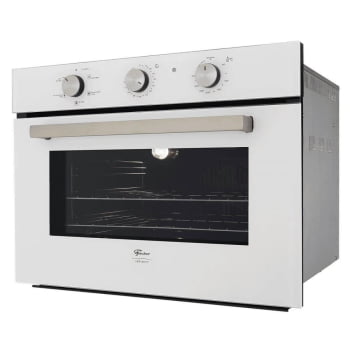 Kit Forno Elétrico Fischer Infinity Embutir 50L Air Fryer 5 Funções + Micro-Ondas 25l Branco 127v