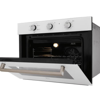 Kit Forno Elétrico Fischer Infinity Embutir 50L Air Fryer 5 Funções + Micro-Ondas 25l Branco 127v