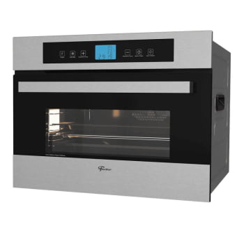 Kit Forno Elétrico Fischer Platinium Embutir 43L Air Fryer 8 Funções+ Micro-Ondas Platinium 35l 220v
