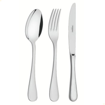 Faqueiro Tramontina Classic Em Aço Inox Com Estojo de Madeira 101 Peças 66928215