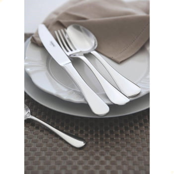 Faqueiro Tramontina Classic Em Aço Inox Com Estojo de Madeira 101 Peças 66928215