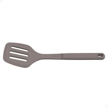 Espátula Vazada Tramontina Softta em Silicone Cinza 25850160