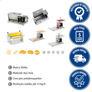 Misturador Malta Mix 4 Em 1 Masseira Cilindro Moedor Ensacador Cuba Inox 3101027