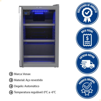 Cervejeira Venax Blue Light 100 Litros Cinza 220V 21209