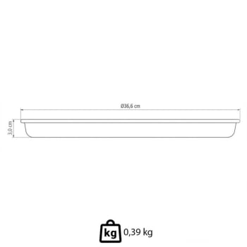 Assadeira Para Pizza Tramontina Brasil Em Alumínio E Starflon Max Grafite 35cm 2,5L 20058035