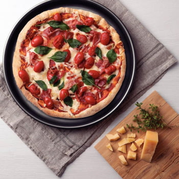 Assadeira Para Pizza Tramontina Brasil Em Alumínio E Starflon Max Grafite 35cm 2,5L 20058035