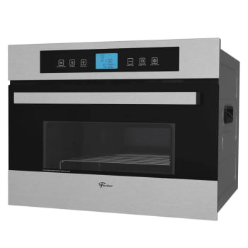 Kit Forno Elétrico Fischer Platinium Embutir 43L Air Fryer 8 Funções+ Micro-Ondas Platinium 35l 127v