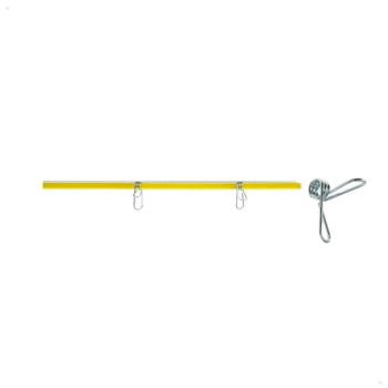 Vareta Zebu De Fibra De Vidro Amarelo 120cmx10mm (50 Un.) Para Cercas Móveis 40177