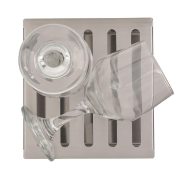 Escorredor Tramontina Em Inox 15x15cm Acabamento Acetinado Para Uso No Canal Organizador 94534022