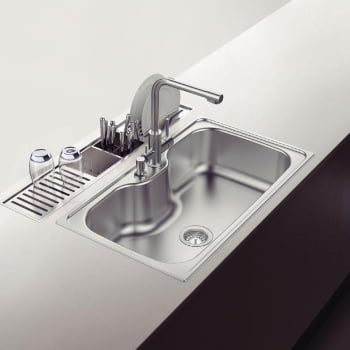 Escorredor Tramontina Em Inox 15x15cm Acabamento Acetinado Para Uso No Canal Organizador 94534022