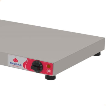 Mesa Aquecida Progás Prmaq-10 Inox 220v 100 Cm De Largura P44583