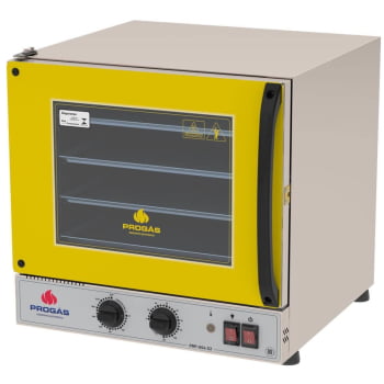 Kit Forno Elétrico Progás Turbo Fast Oven 127V Com Mesa PRP-004 G2 E 4 Bandejas Imeca
