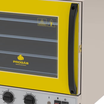 Kit Forno Elétrico Progás Turbo Fast Oven 127V Com Mesa PRP-004 G2 E 4 Bandejas Imeca