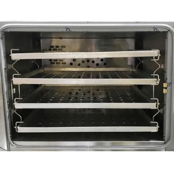 Kit Forno Elétrico Progás Turbo Fast Oven 127V Com Mesa PRP-004 G2 E 4 Bandejas Imeca