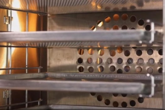 Kit Forno Elétrico Progás Turbo Fast Oven 127V Com Mesa PRP-004 G2 E 4 Bandejas Imeca