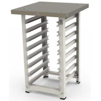 Kit Forno Elétrico Progás Turbo Fast Oven 127V Com Mesa PRP-004 G2 E 4 Bandejas Imeca