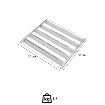 Kit Com 20 Esteiras Imeca Para Pães 5 Tiras Talas 7 Cm 58x70 509