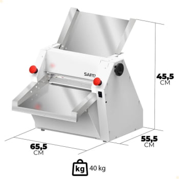 Cilindro Laminador Industrial Saro CI39 5Kg Bivolt