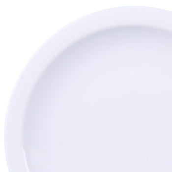 Prato Sobremesa Tramontina Laura Em Porcelana 21cm Branco 96600156
