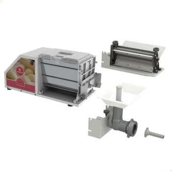 Amassadeira Semi Rápida Braesi 3Kg AELI-310 G2 Conjugado Extrusor, Moedor e Cilindro Laminador 220V
