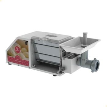 Amassadeira Semi Rápida Braesi 3Kg AELI-310 G2 Conjugado Extrusor, Moedor e Cilindro Laminador 220V