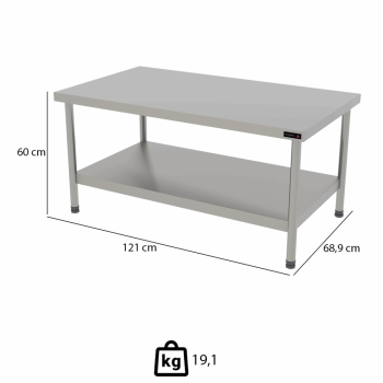 Cavalete Progás Profissional Pro-120 Inox Mesa Bancada Para Chapas P44803