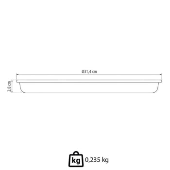 Kit 2 Assadeiras De Pizza Em Alumínio 30cm Brasil Grafite Tramontina 20058030