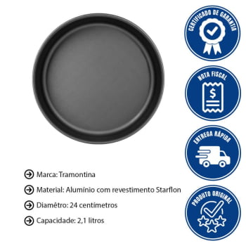 Kit Assadeiras 30cm E 24cm Alumínio Brasil Grafite Tramontina