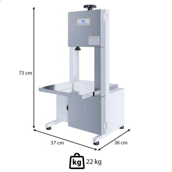 Serra Fita Delta Grill 1,46 mts Semi Inox Bivolt Monofásica 1/3CV 1027