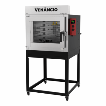 Conjunto Forno Turbo Venâncio Twister A Gás Com Vapor + 5 Esteiras Com Base 127V FVT5G 57391