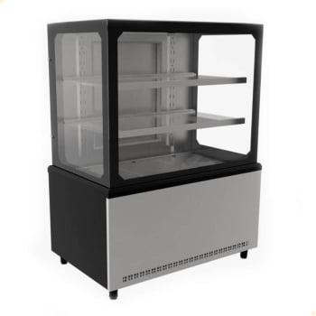 Balcão Venancio Vitrine Prime Ar Forçado Led Vidro Duplo Aquecido Low-E 220V 391L PBV10 37483